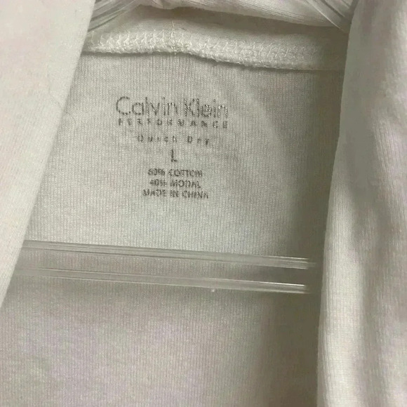 Calvin Klein Performance/Athletic Quick Dry Cardigan Size Large - Picture 3 of 3